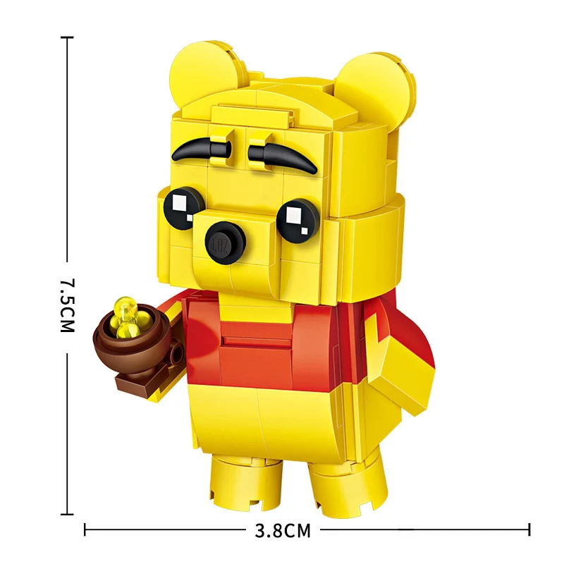 LOZ-Mini-Blocks-Honey-Bear-Bricks-Headz-Building-Blocks-Plastic-Assembly-Toys-for-Children-Educational-Gifts