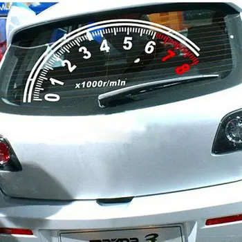 

Odometer car sticker Tachometer sticker Rear windshield reflective sticker