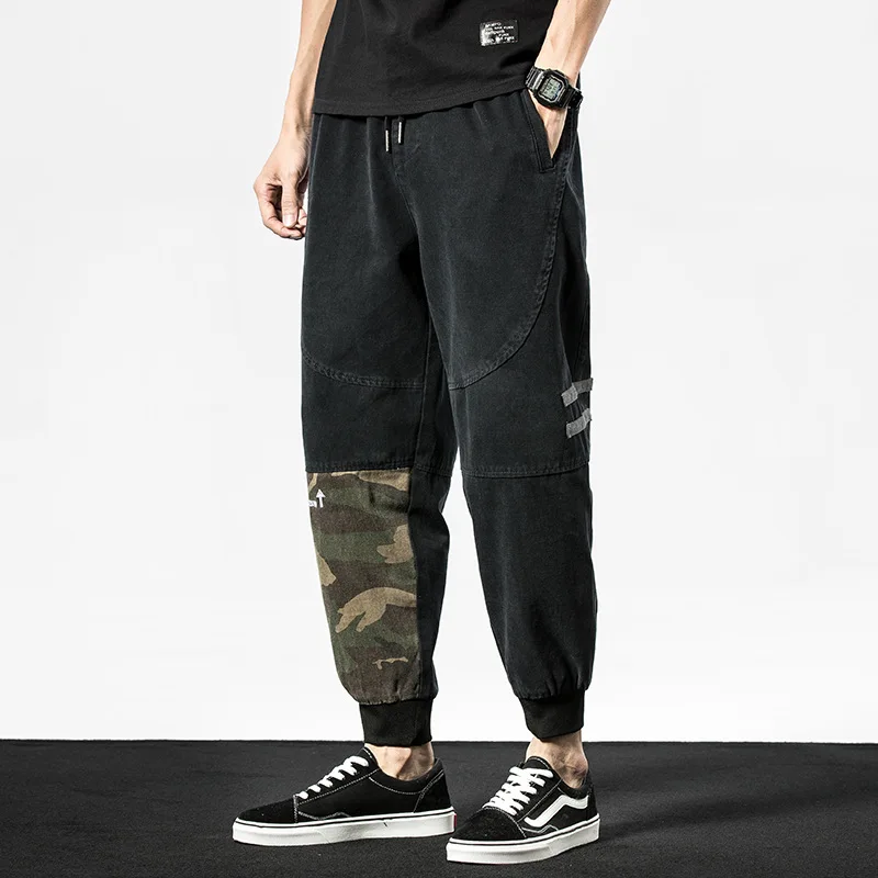 

Spring And Autumn New Style Handsome Cowboy Trousers Men's Japanese-style Harem Beam Leg Mixed Colors Cool Students Versatile El