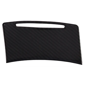 

New Carbon Fiber Console Storage Box Panel Cover Trim Fit for Audi A6 2005-2011