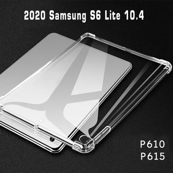 

Tablet Case for Samsung Galaxy Tab S6 Lite 10.4 2020 SM-P610 P615 Silicone Soft Shell TPU Airbag Cover