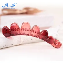 Как акрил Кристалл банан клип лепесток волос Группа shu jia Южная Корея аксессуары для волос головной убор