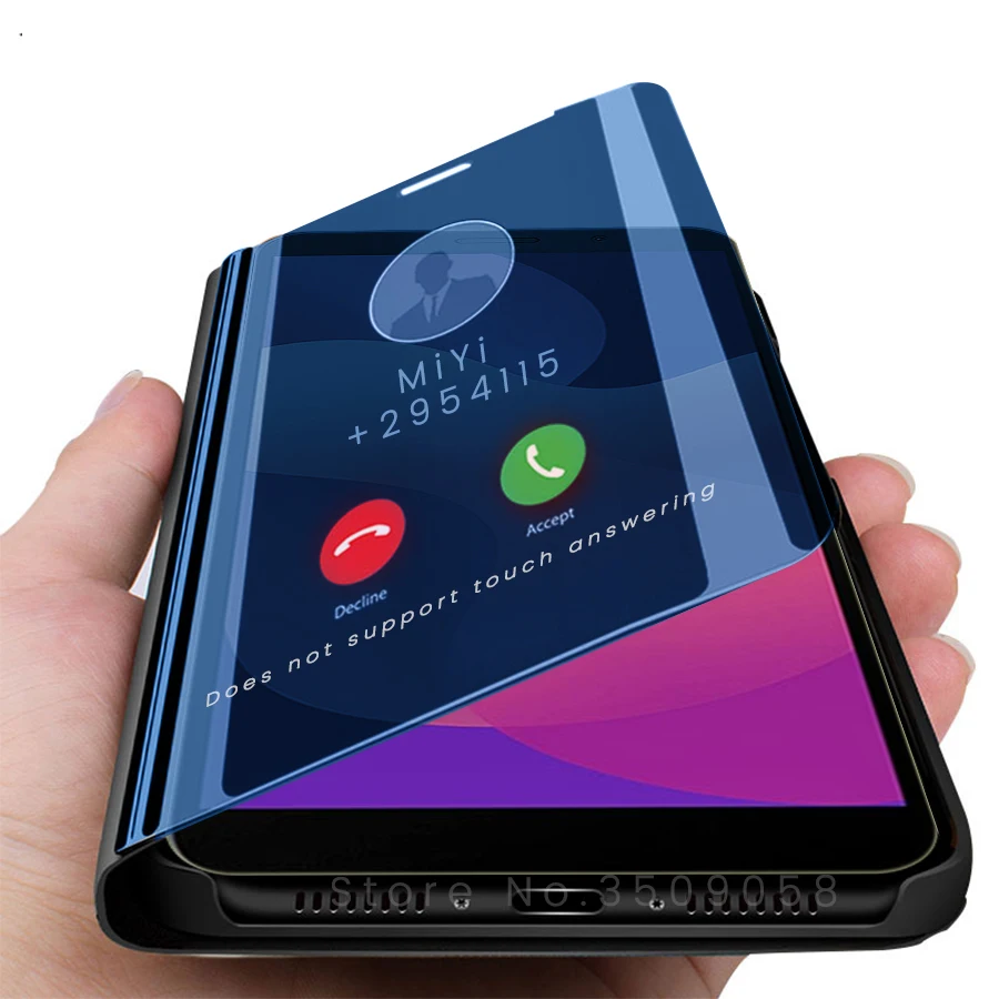 Флип-чехол для Huawei Honor 9S 2020 зеркальный с магнитной подставкой 5 45 дюйма | Мобильные