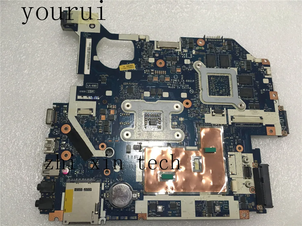 Yourui MBRCG02004 MB. RCG02.004 P5WE0 LA-6901P материнская плата для acer Aspire 5750 5750G материнская плата ноутбука протестирована ok