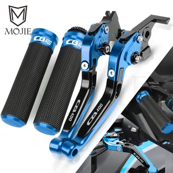 

For Honda CB400/SF/VTEC CB 400 SF CB400SF CB400 VTEC 1992-1998 1993 1994 Motorcycle CNC Brake Clutch Levers Handlebar Hand Grips