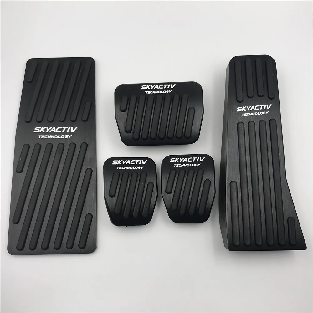 마쓰다 3 액셀라 BP CX-30 CX30 용 페달 패드, 액셀 풋 레스트 장식 금속 개조 커버, 자동차 액세서리, 2019  2021