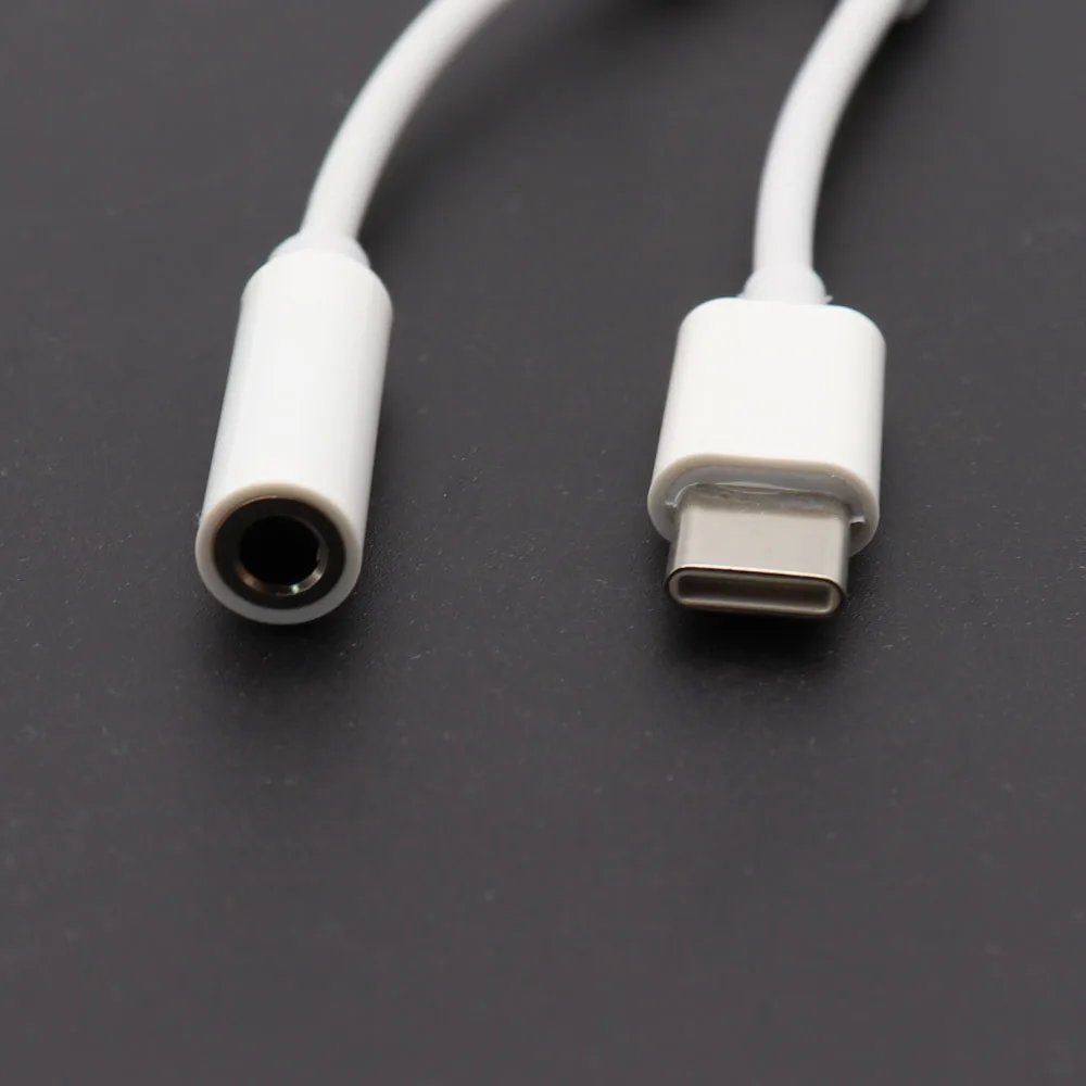 Type C to 3 5mm Headphone Earphone Jack Adapter Audio Cable For iPad Pro 2018 For Huawei for Xiaomi All Type C Calling Adaptador