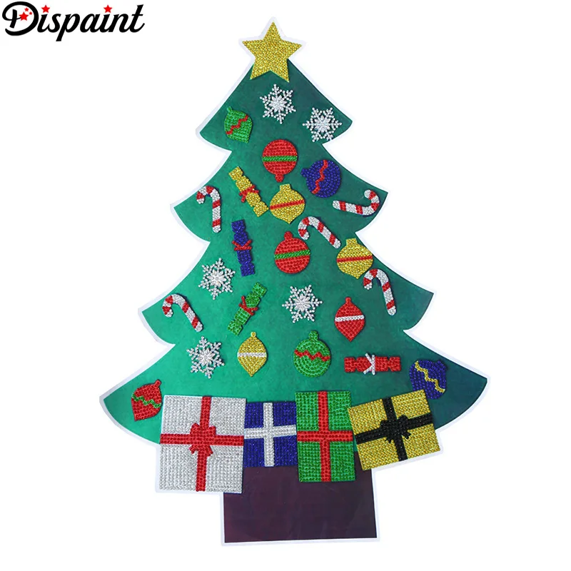 

Dispaint 5D DIY искусственное дерево, новогодний подарок, детская игрушка, Искусственная елка, Декор для дома на Рождество