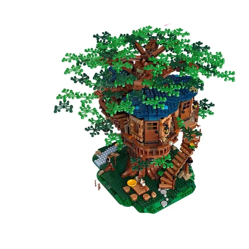 

2019 Compatible WIith Legoingly MinecraftIN 21318 Tree House Model Ideas Series Building Blocks Bricks Kids Toys Birthdayb Gifts