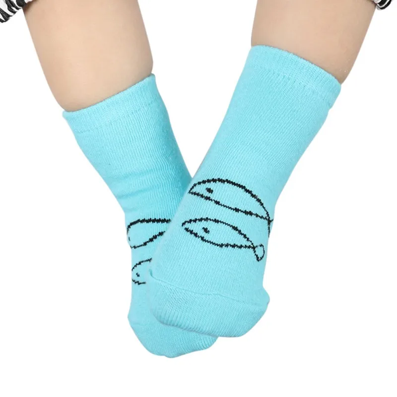 4 пары в 1 комплект, милые хлопковые носки с рисунком для мальчиков и девочек короткие носки для малышей