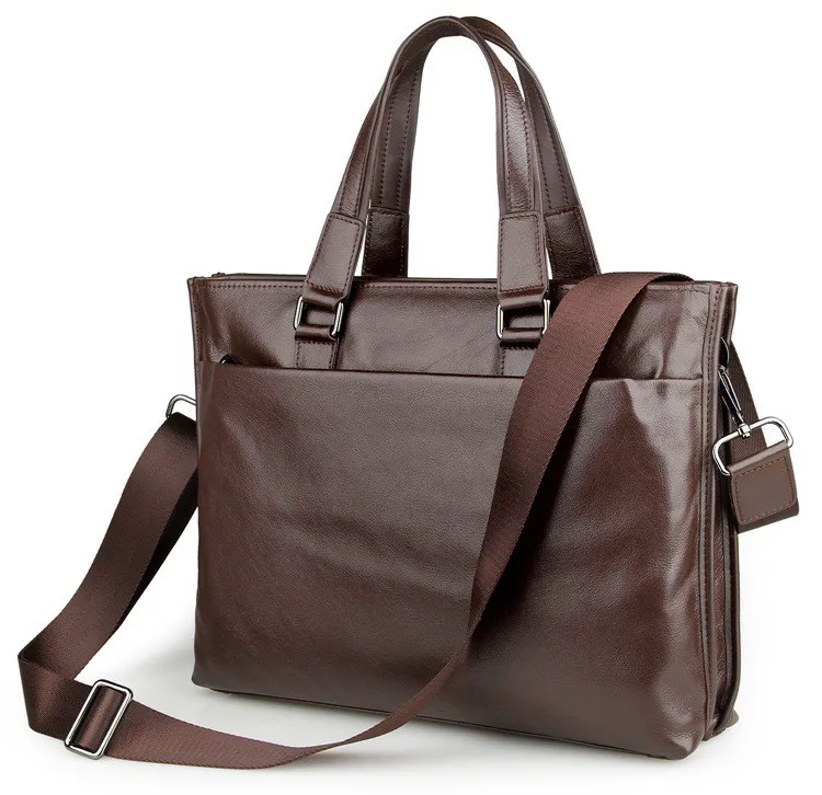 Мужские портфели из натуральной кожи 14 дюймов для ноутбука, мужская деловая дорожная сумка, Повседневная сумка через плечо, сумка через плечо 8432