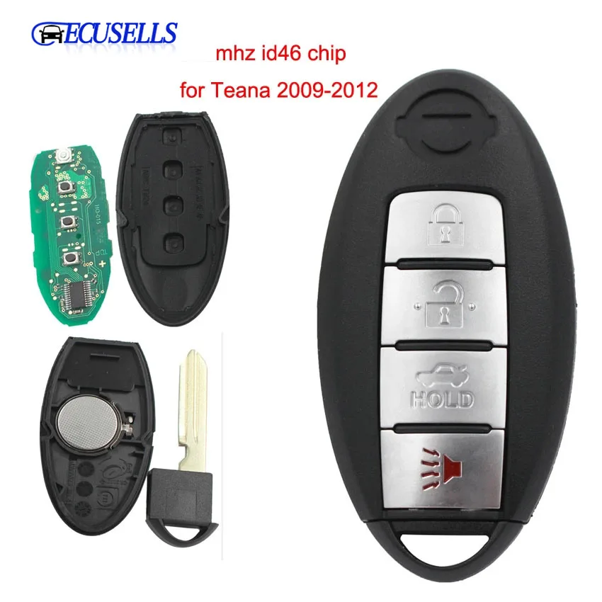 3 + 1 кнопки 315 МГц с чипом ID46 4 безключевая интерьерная версия для Nissan Teana 2009 2012|buttons