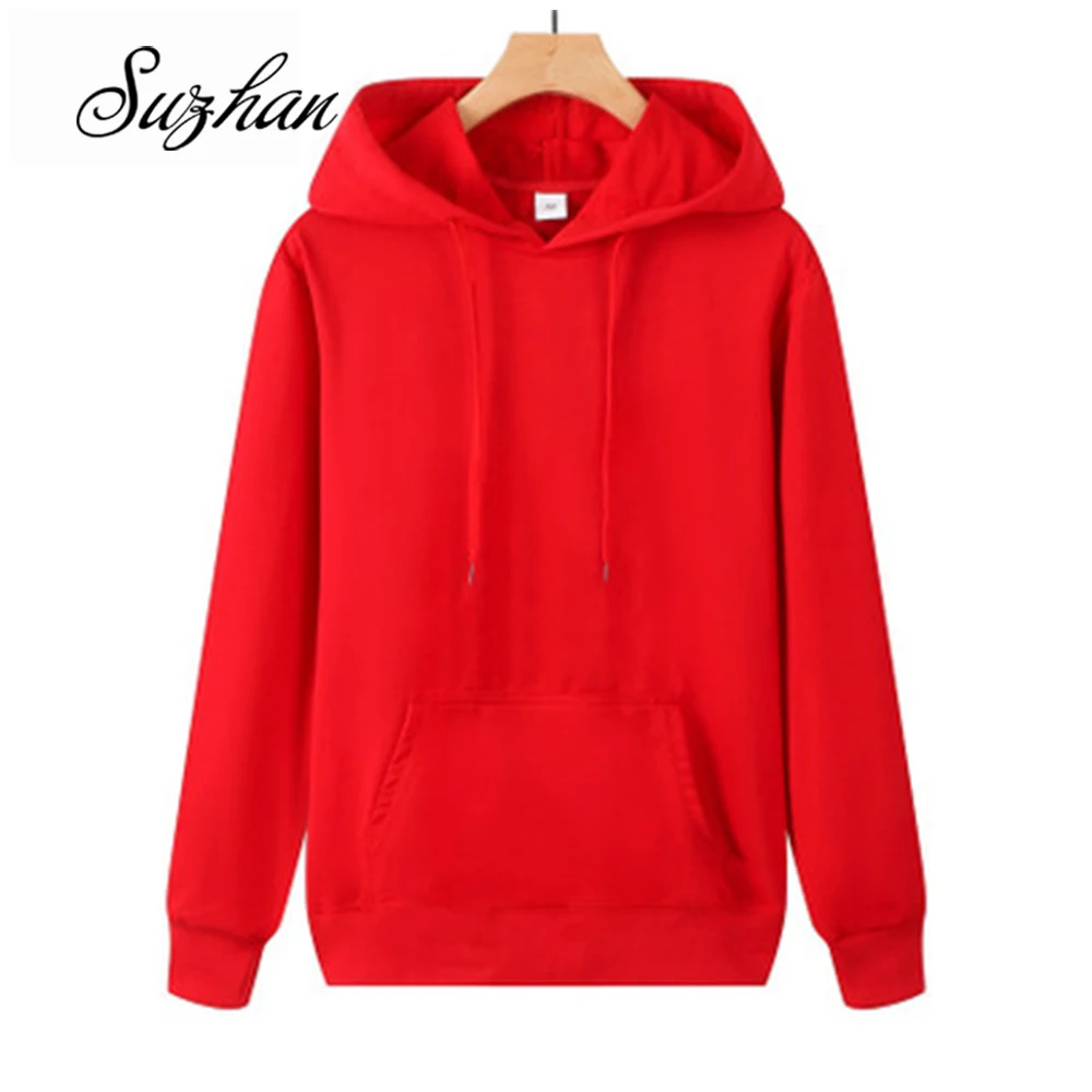 

Suzhan 2019 Autumn Sweatshirts Women Hood Hoodies Long Sleeve Solid Casual Hooded Pullover Clothes Sweatshirt Women Tops