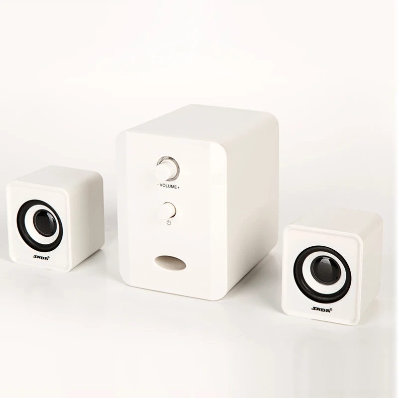 sky blue Сада D201 настольный компьютер Беспроводной Bluetooth Hi-Fi стерео аудио выходом, управляемая через телефон маленький динамик Mini-USB сабвуфер для портативных ПК чехол для телефона - Цвет: sky blue