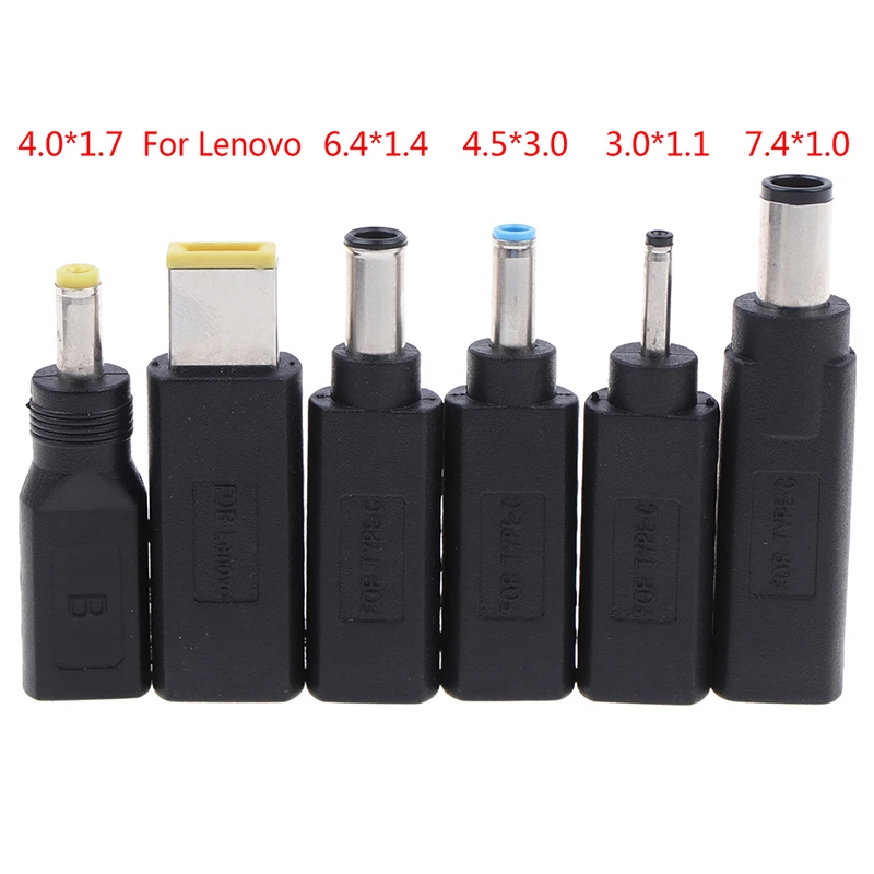 USB di Tipo C USB-C Femmina a DC 4.0 1.7mm/3.0*1.0/7.4*0.6 di Alimentazione Maschio adattatore di carica Adattatore del Connettore 4.0 millimetri/1.7 millimetri di Tipo-c