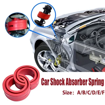 

2PCS Car Shock Absorber Spring Bumper Power Auto Buffers A/B/C/D/E/ Type Springs Bumpers Cushion-Red Color