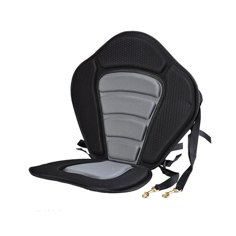 Adjustable Fishing Canoe kayak Backrest Seat With Cushion Rowing Boat Accessories marine Water-skiing bungee hook cord canoe