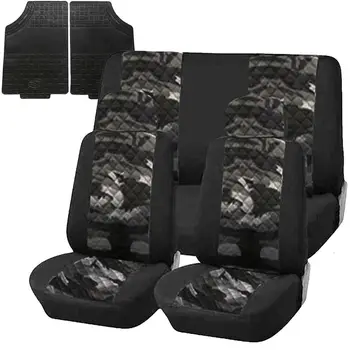 

COPRISEDILI UNIVERSALI TRAPUNTATO TAPPETINI IN GOMMA - MIMETICO CHIARO/NERO