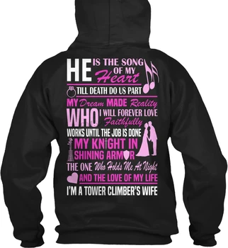 

TOWER CLIMBER WIFE Streetwear men women Hoodies Sweatshirts