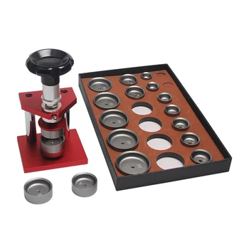 

Watch Case Pressing Mold Watch Back Cover Pressing Dies Kit 20pcs Red