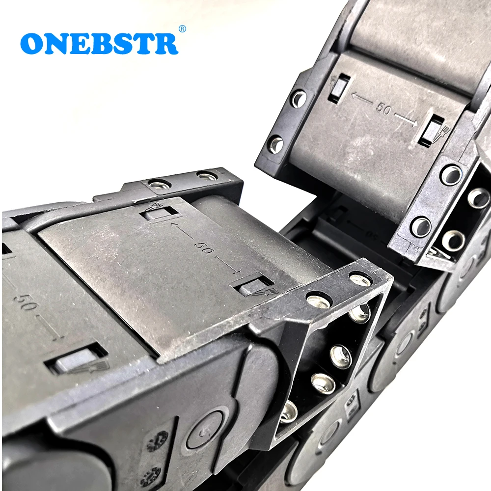 Cabo de Corrente Towline para Cnc 30x25mm tipo Fechado Metro Transmissin Transportadora Arrastar Plástico Roteador Máquina Ferramentas Frete Grátis 1 Fio - Imagem 6