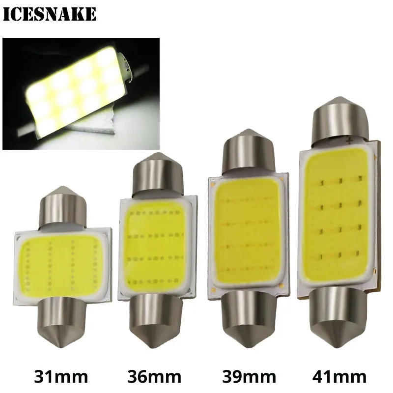 10 шт. светодиодный прожектор C5W с 12 ЧИПАМИ SMD 31 мм 36 39 41/42 | Автомобили и мотоциклы
