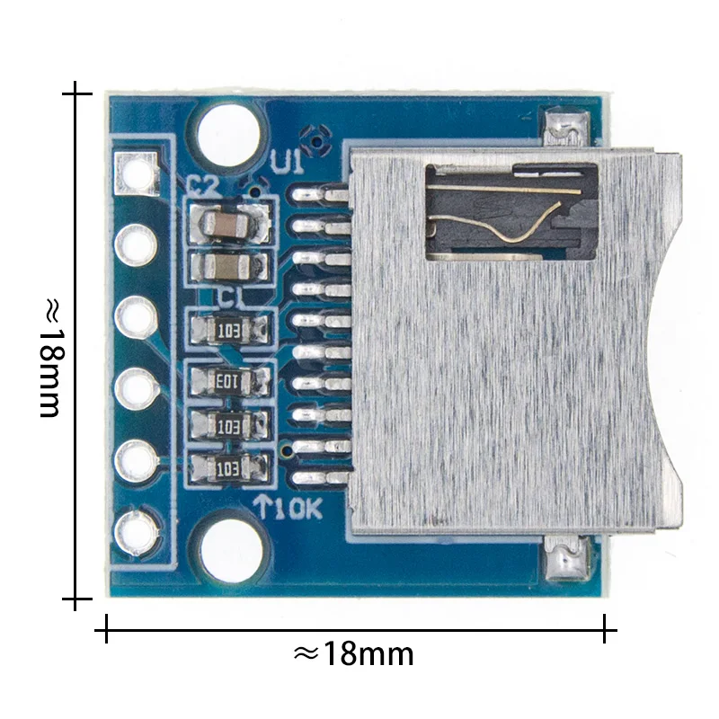 Micro SD хранения Плата расширения мини TF карты защитный модуль памяти с контактами