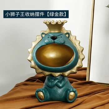 

European style creative resin key storage accessories cartoon home decoration accessories handmade storage organizer