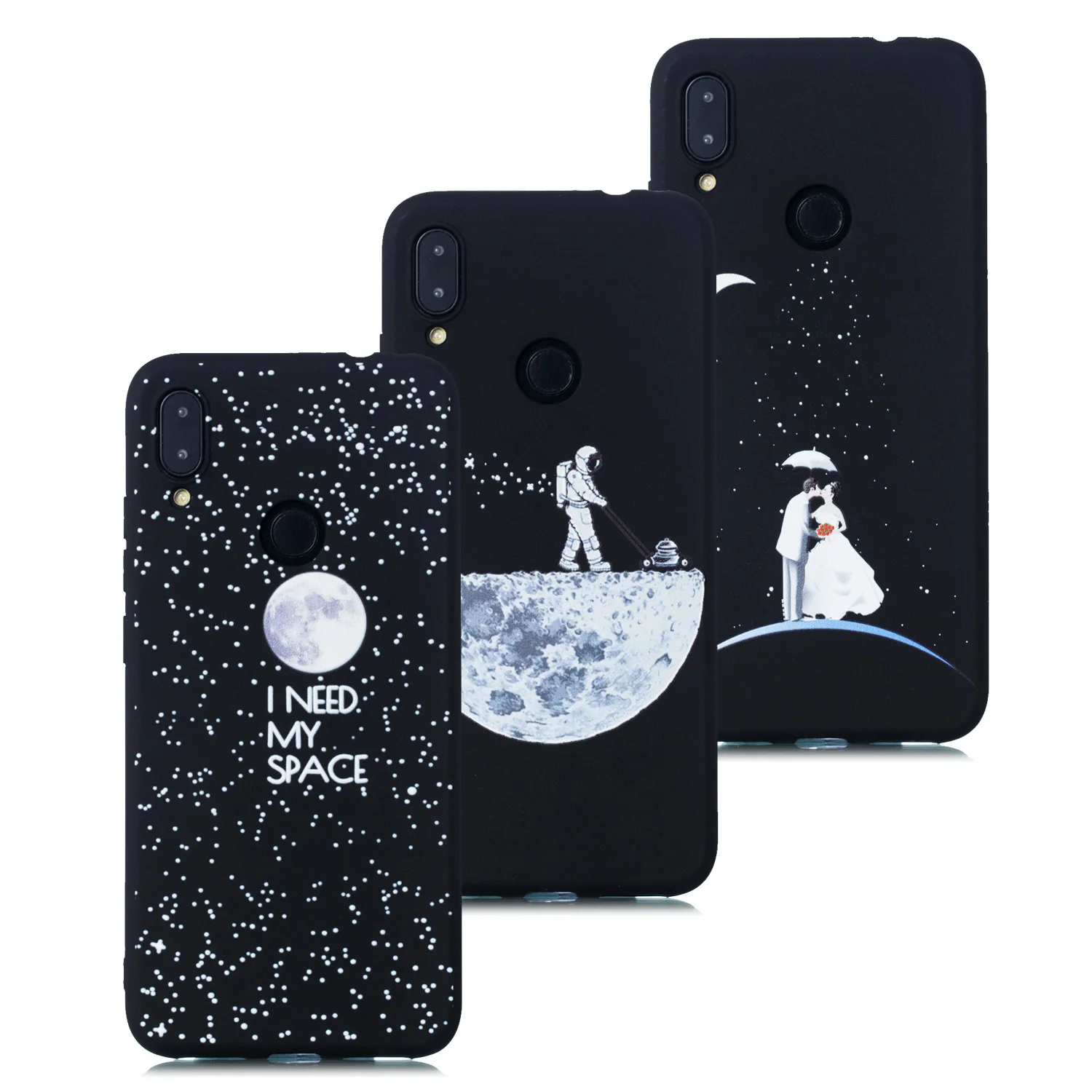 Fashion Silicone Case For Xiaomi Redmi Note 7 5 Pro 6 5A 4X 4A 6A Plus Cover Soft TPU Matte Couple Phone |