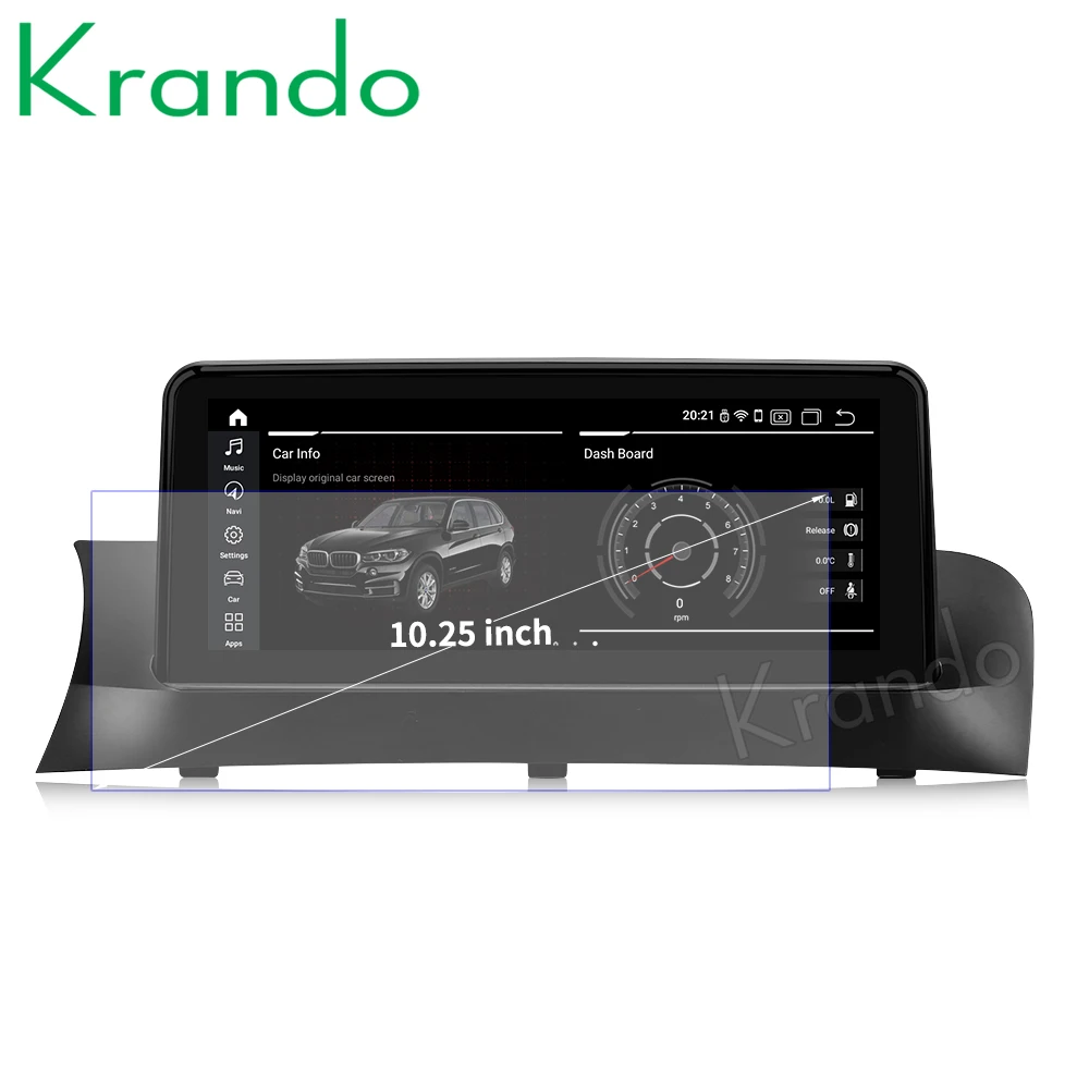 Krando Android 10 0 25 'ƊG 64G автомобиль радио мультимедиа GPS для BMW X3 F25 / X4 F26 2011 2016 НБТ CIC