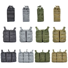 ActionUnion Тактический Подсумок 1000D нейлон один/двойной/тройной M4 Молл крепежный элемент для магазина кисеты страйкбол Пейнтбол Охота