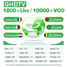 1 Year IPTV Code QHDTV Subscription Abonnement M3U Europe Iptv france arabic belguim french VOD IP TV for Android Smart TV M3U