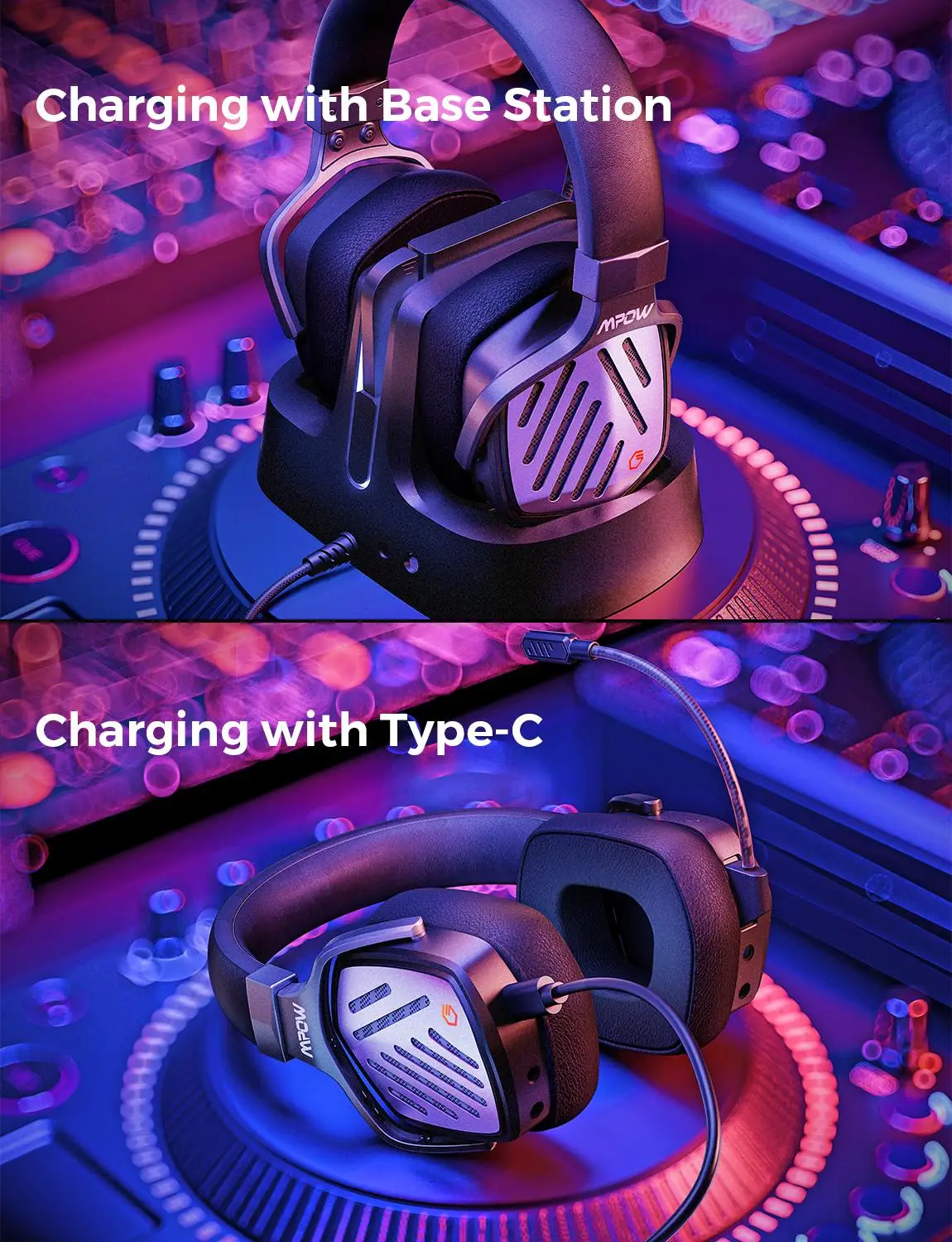 Mpow T1 Wireless Gaming Headset with 