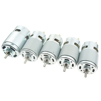 

3-60V Full Copper Core 775 DC Motor High Horsepower Torque For Electric Drill Electric Hammer Mower Sprayer 3500-9000 RPM