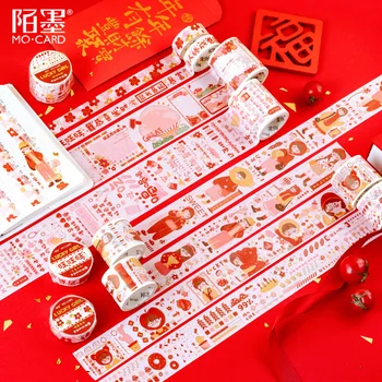 

1set/1lot Washi Masking Tapes Good luck girl Decorative Adhesive Scrapbooking DIY Paper Japanese Stickers 5M