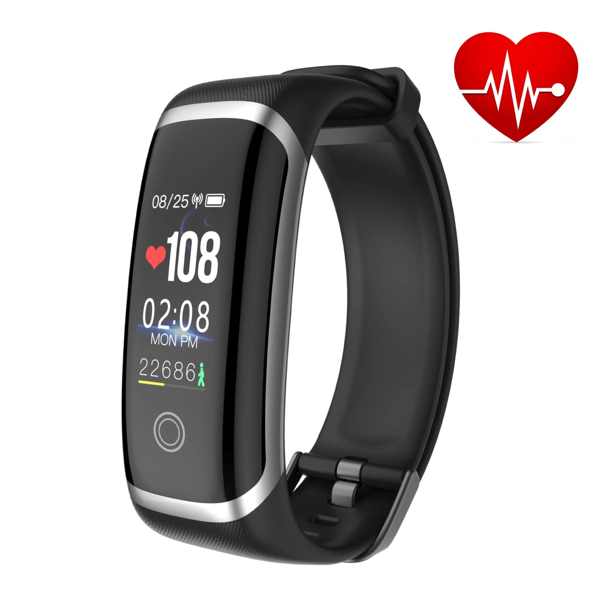 Kaufen M4 Smart Armband IP67 Wasserdichte Intelligente Uhr Blutdruck Herz Rate Monitor Calorie Pedometer Informationen Erinnerung Dropship