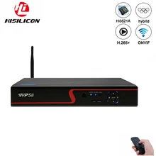 Красная панель Hi3521A 16 каналов 1080N H.265+ 16CH/8CH 6 в 1 Wifi Гибридный коаксиальный XVI NVR CVI TVi AHD CCTV DVR