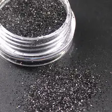 Мода DIY Дизайн Ногтей Черный порошок лак для ногтей Золотой Фиолетовый 12 цветов стойкий лак для ногтей девушка милый инструмент для украшения ногтей