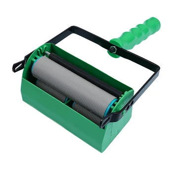 

Fast Pattern Roller Embossed Painting Machine Handheld Wallpaper Brush Tool DIY Home Texture Rubber Wall Decoration Reusable