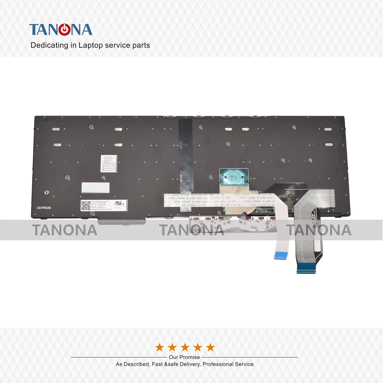 Оригинальная новая 01YP789 01YP629 01YP709 для Lenovo Thinkpad E580 E590 L580 L590 T590 P52 P72 английская