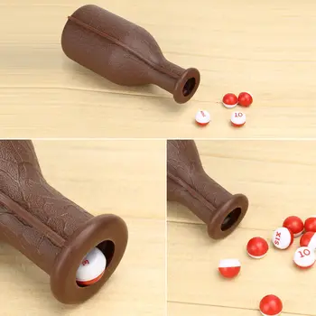 

Billiard Pool Shaker Bottle with 8 Numbered Tally Balls Pea Accessory Billiard ENA88