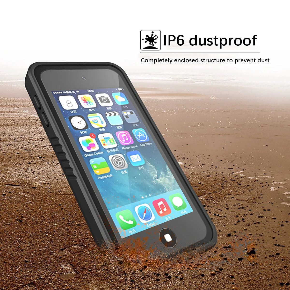 Для iPod Touch 5 6 7 за чехол на айфон Водонепроницаемый чехол 360 градусов защитный чехол водонепроницаемый ударопрочный противоударный пылезащитный чехол Coque Fundas