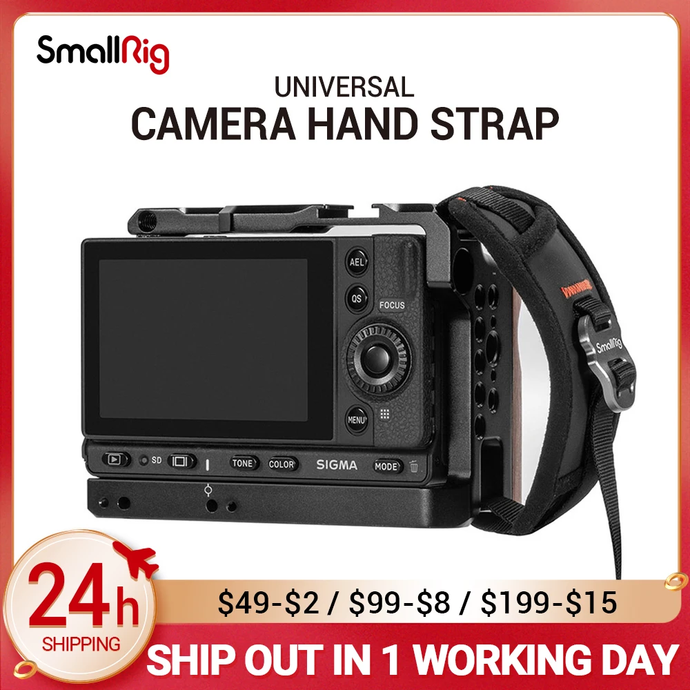 Универсальный ремешок SmallRig для камеры Canon Nikon Sony SLR 2456 | Электроника