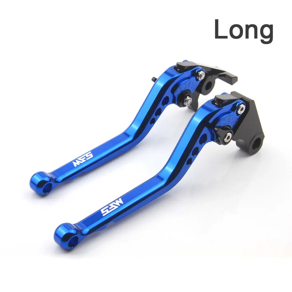 CNC тормозные рычаги сцепления ручка для Honda CBR500R CB500F CBR300R CB300F MSX125 CBR250R CB300R Тормозные Рычаги мотоцикла - Цвет: Long-Blue