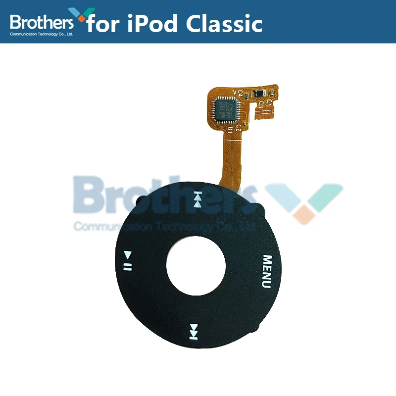 Гибкий кабель для Apple iPod Video Classic, кнопка «домой», гибкий кабель для iPodClassic, Центральная кнопка, гибкий кабель - Цвет: Black for Classic