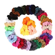 36 цветов толстый бархат большой кишки кольцо маленькая девочка декоративные волосы кольцо Горячая Распродажа горячая Распродажа источник