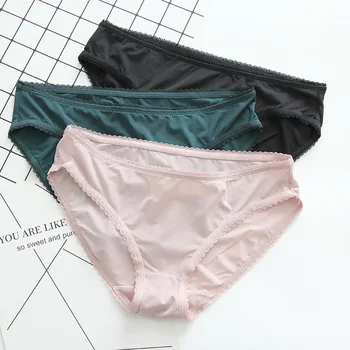 

Seamless Underwear Low Waist Sexy Women's Panties Simple Panties for Woman Underwear ropa interior femenina Comfort solid color