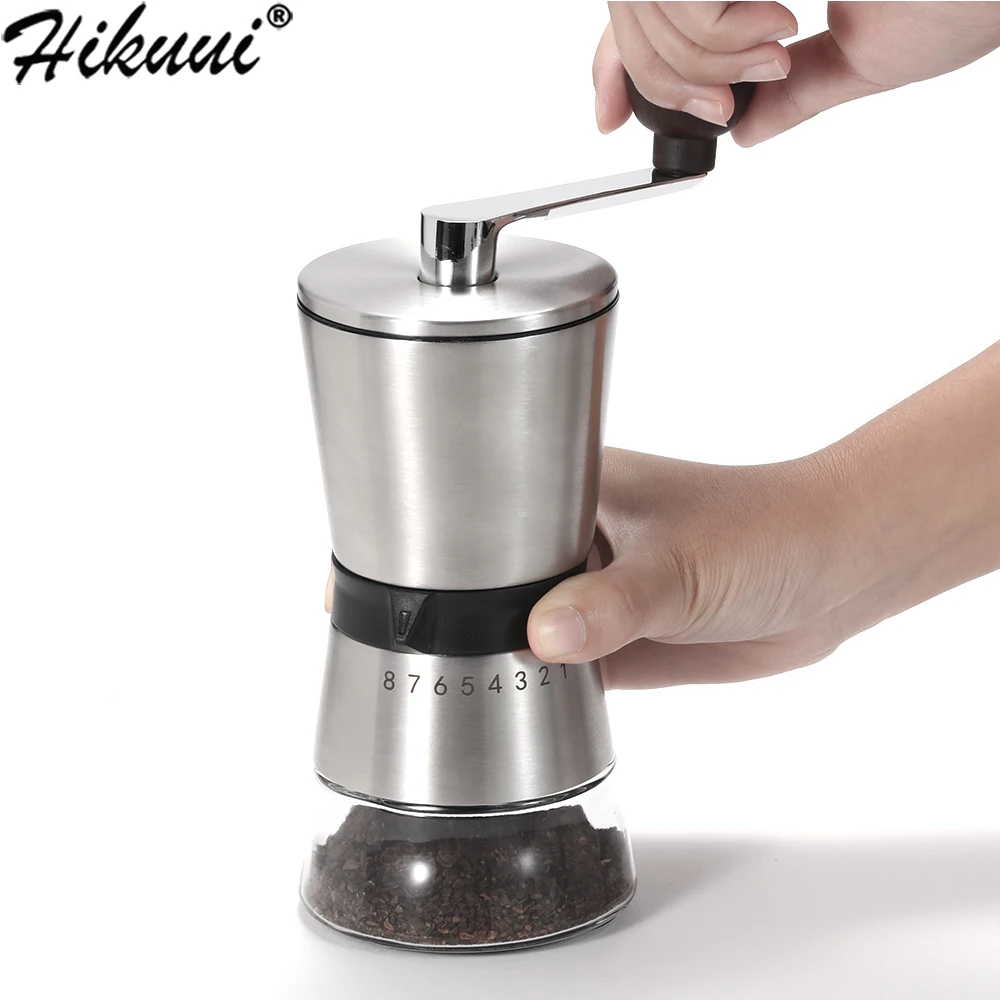 Manual Coffee Grinder Stainless Steel Coffee Bean Grinder Ceramic
Precision Adjustment Coffe Mill Coffee Bean Grinder Tools