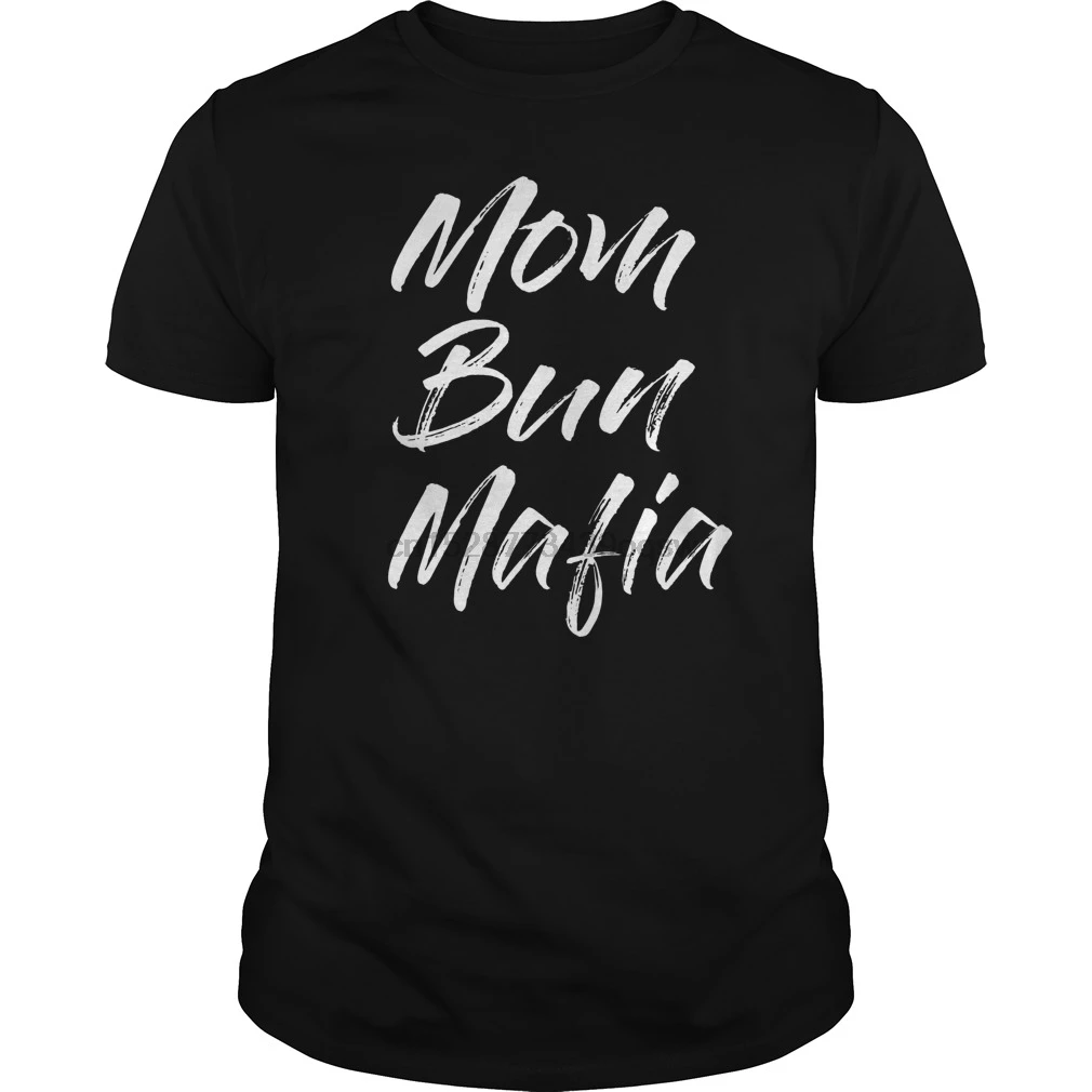 Мужская футболка Mom Bun Mafia футболки крутые с принтом Футболки | одежда