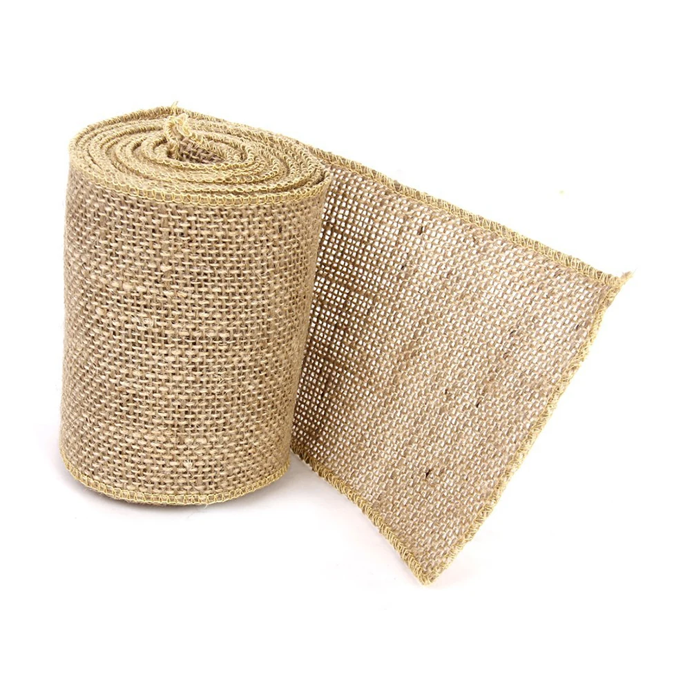 

3M Hessian Jute Craft Ribbon for DIY Crafts Home Wedding Decor (Brown)